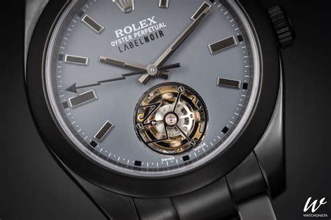 rolex tourbillon|rolex milgauss labelnoir tourbillon.